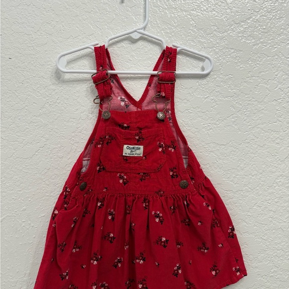 OshKosh B'gosh Other - OshKosh B'gosh Red Floral Kids Casual Dress